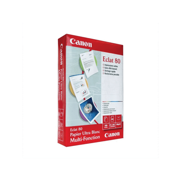 Ramette papier Canon Eclat 80 - 500 feuilles A4 de 80g/m² (0255V273)