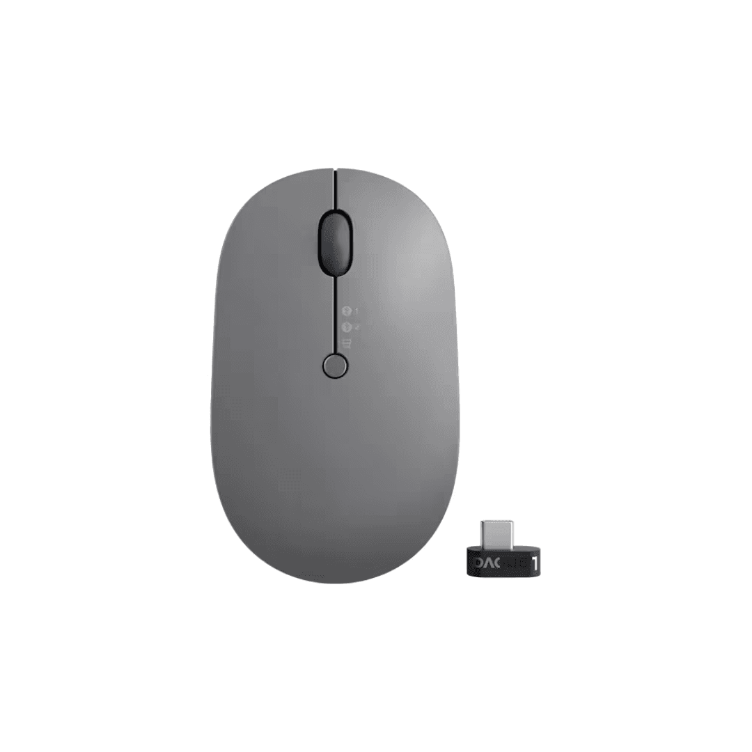 Souris sans fil multi périphérique Lenovo Go - Noir orage