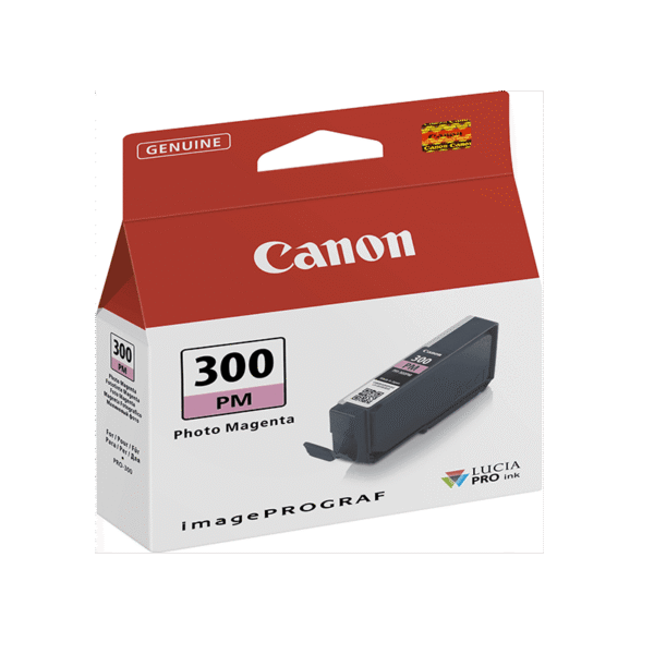 Canon PFI-300PM Magenta photo - Cartouche d'encre Canon d'origine (4198C001AA)