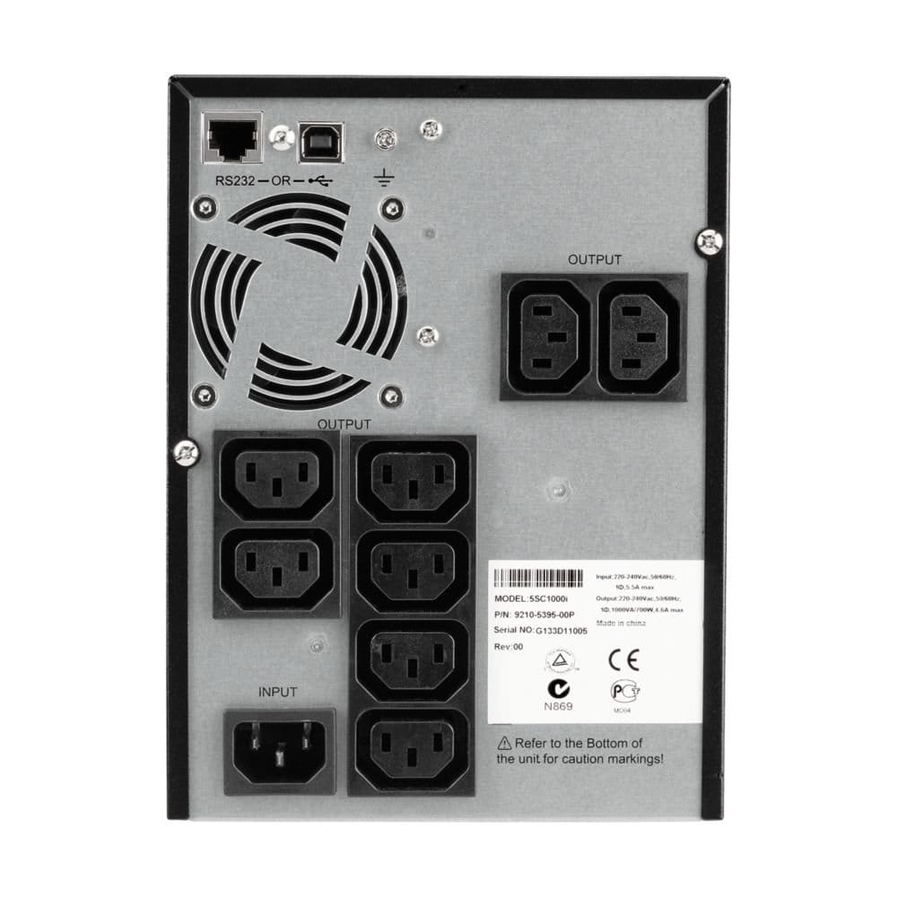 5SC-1000-TOWER_BK Onduleur line inter Eaton 5SC 1000VA/700W Tour (5SC1000I) – Image 2