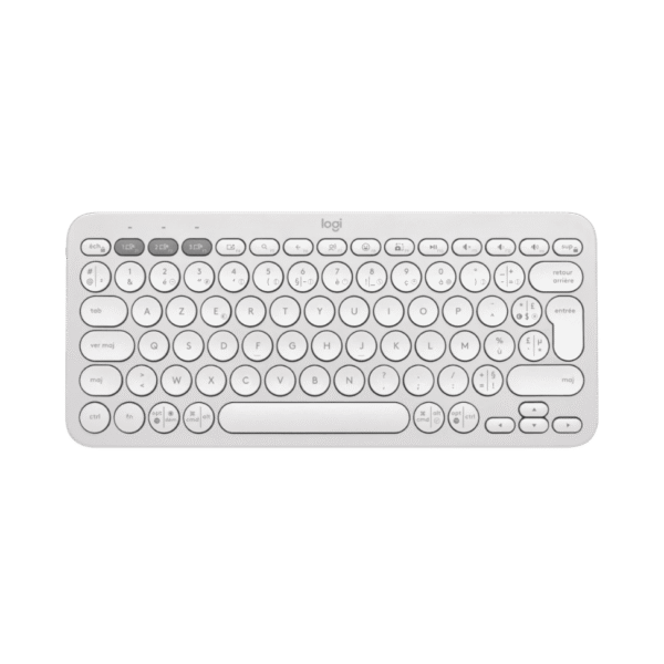 Clavier sans fil Logitech Pebble Keys 2 K380s Blanc (920-011804)