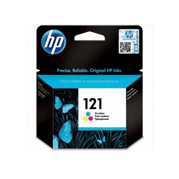 HP 121 trois couleurs - Cartouche d'encre HP d'origine (CC643HE)