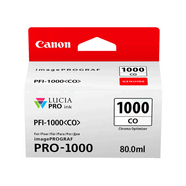 Canon PFI-1000 CO optimisation de chrominance - Cartouche d'encre Canon d'origine (0556C001AA)