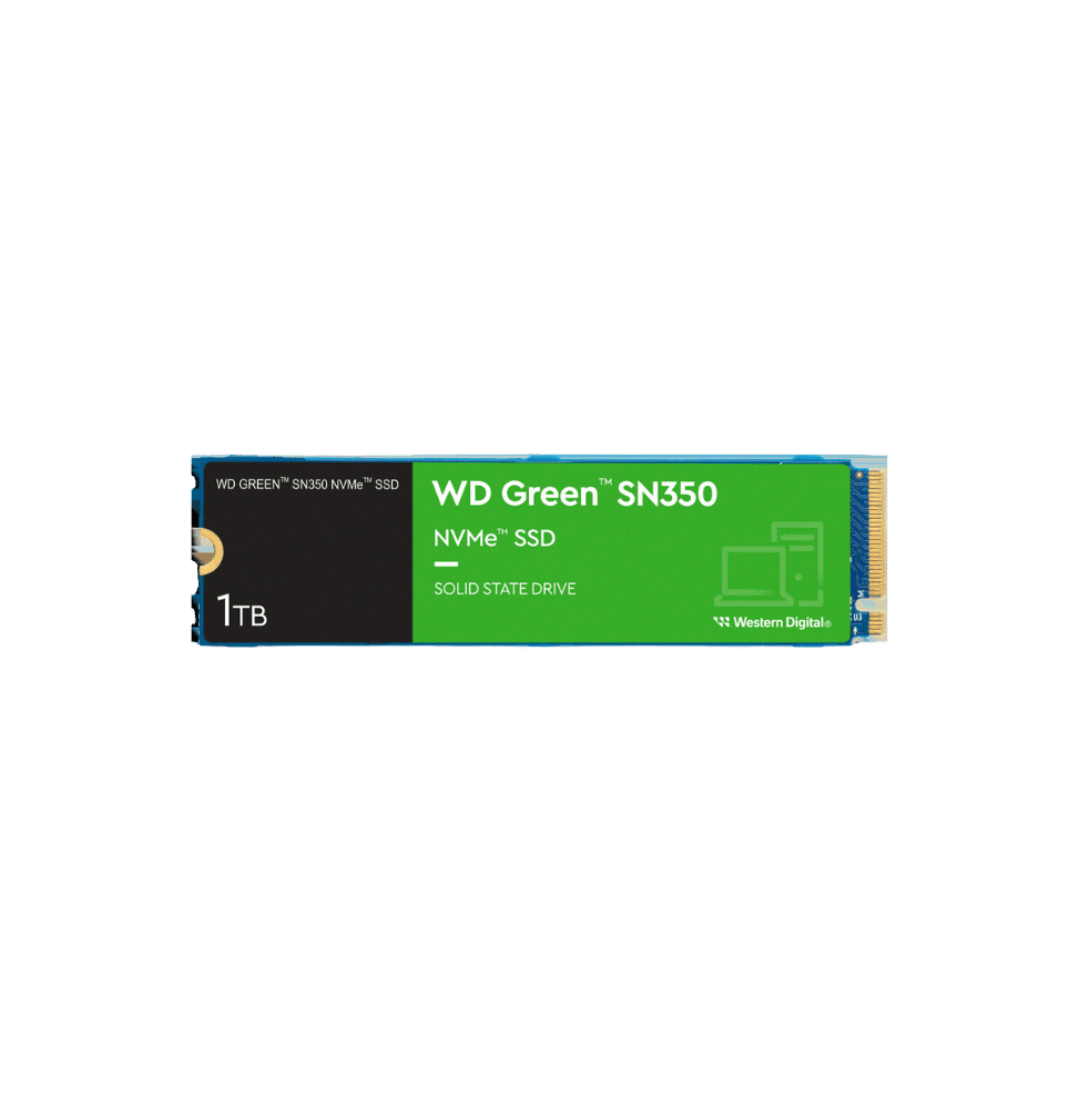Disque dur interne SSD WD Green 2280 PCI 3D NAND NVMe 1 To (WDS100T3G0C-00AZL0) Disque dur interne SSD WD Green 2280 PCI 3D NAND NVMe 1 To (WDS100T3G0C-00AZL0)
