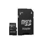 Carte mémoire Hikvision Micro SDHC 64GB CLASS 10 V30 (HSM-TF-C1-STD)