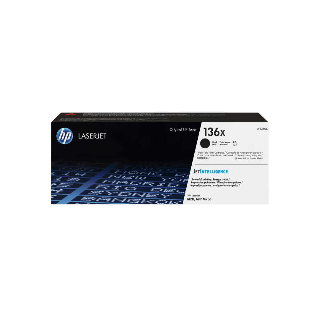 Toner HP 136X Noir LaserJet d'origine (W1360X)