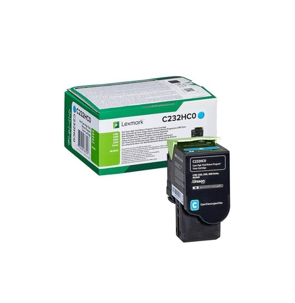 Lexmark Cyan 2300 Toner Lexmark programme de retour (C235HC0)