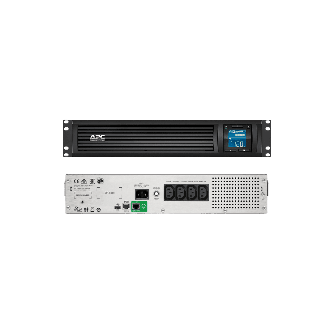 Onduleur Line-interactive APC Smart-UPS SMC - 900 W / 1500 VA - 4 prises C13 (SMC1500I-2UC)