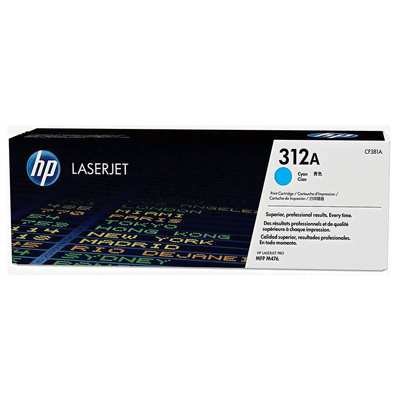 HP 312A Cyan (CF381A) - Toner HP LaserJet d'origine