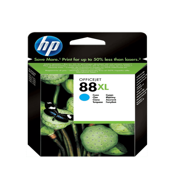 HP 88XL Cyan - Cartouche d'encre grande capacité HP d'origine (C9391AE)