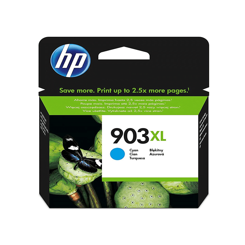 HP 903XL Cyan - Cartouche d'encre grande capacité HP d'origine (T6M03AE)