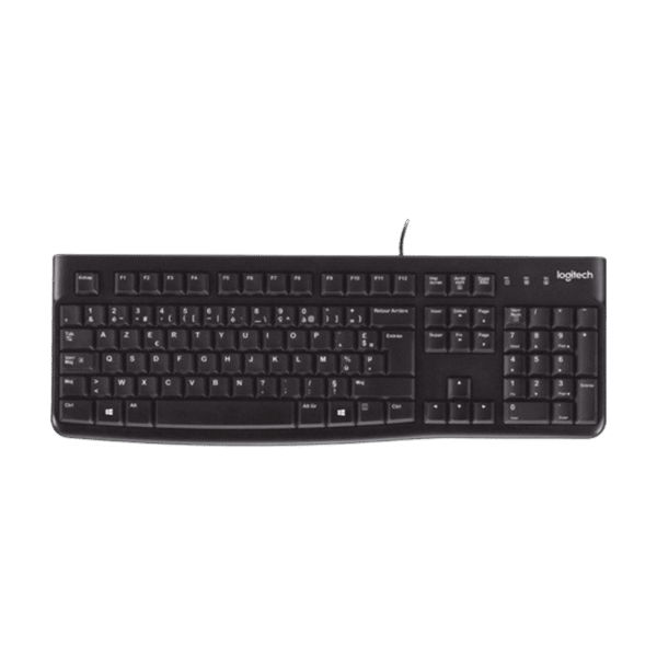 Clavier à connexion USB Logitech K120 - AZERTYClavier à connexion USB Logitech K120 - AZERTY (920-002488)