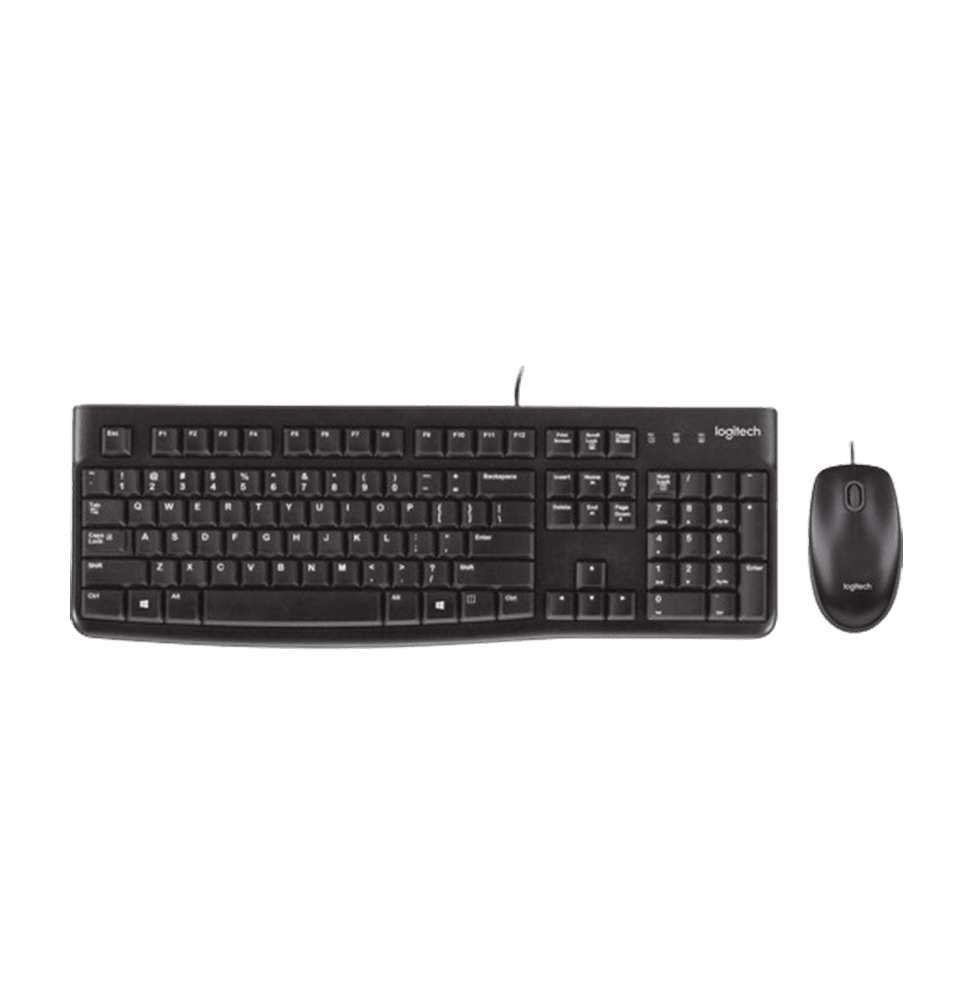 Logitech Desktop MK120 - Ensemble souris + clavier (AZERTY Français) (920-002539)