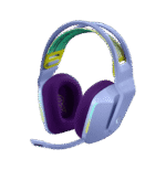CASQUE GAMING SANS FIL LOGITECH G733 LIGHTSPEED RVB ULTRA-LÉGER - LILAC (981-000890)