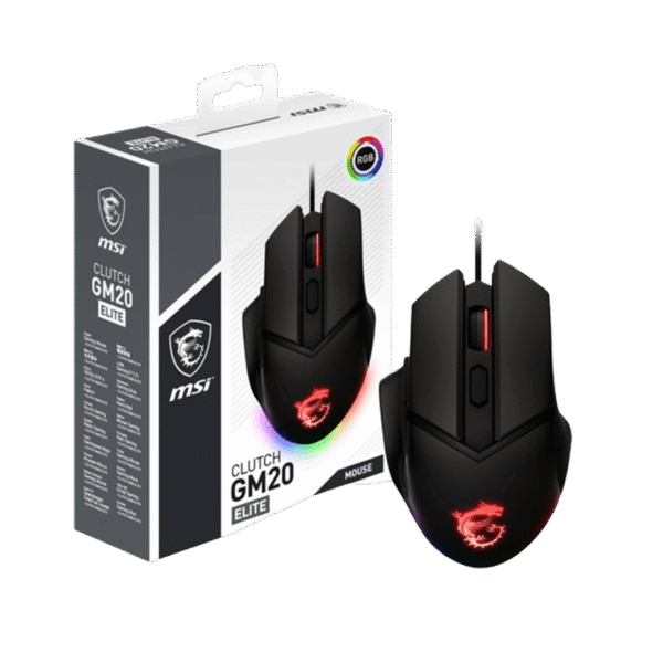 Souris gaming filaire MSI Clutch GM20 Elite (MSI_S12-0400D00-C54)