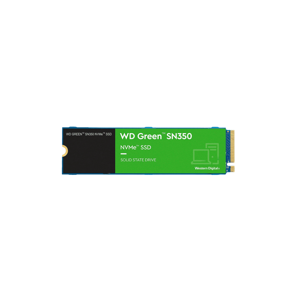 Disque dur interne SSD Western Digital Green SN350 M.2 2280 PCIe Gen4 x4 NVMe 240 Go (WDS240G2G0C)