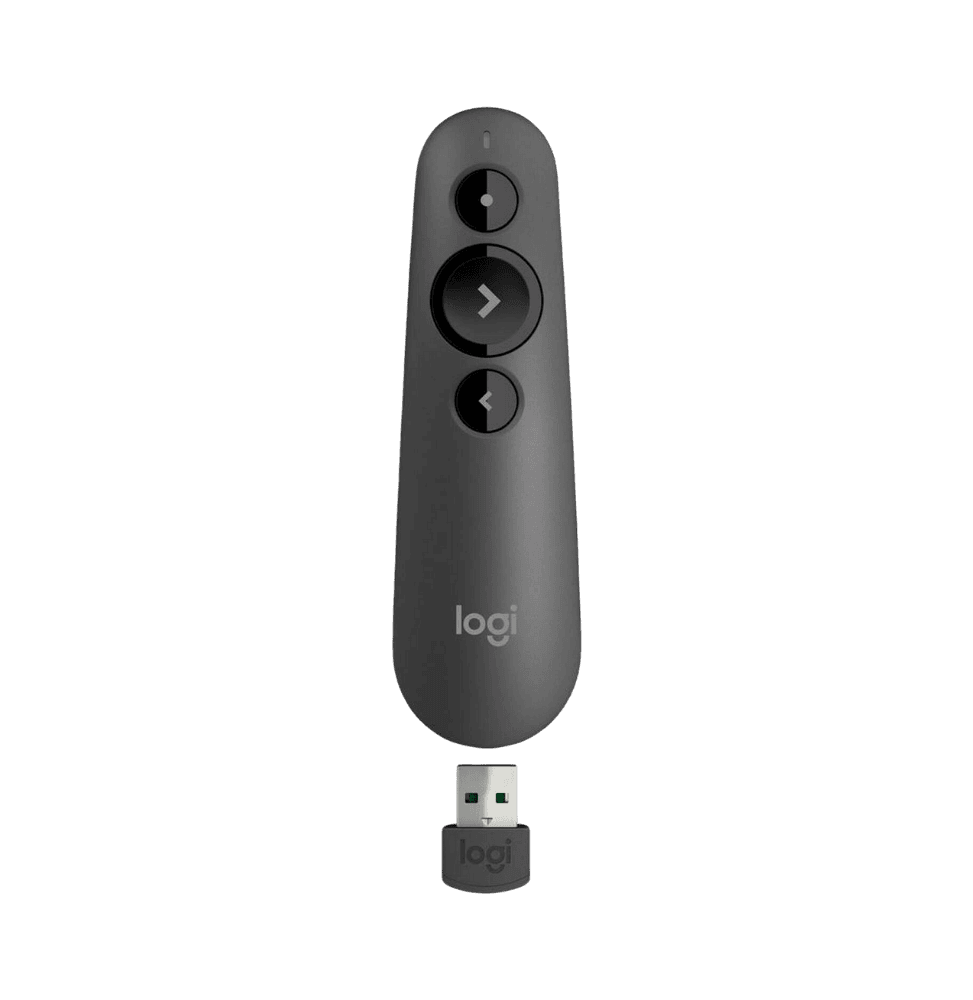LOGITECH R500 GRAPHITE - TÉLÉCOMMANDE DE PRÉSENTATION (910005386)