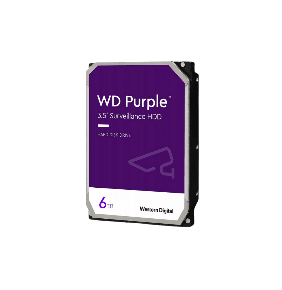 Western Digital WD Purple 6To Disque dur interne pour la vidéo surveillance (WD60PURZ)