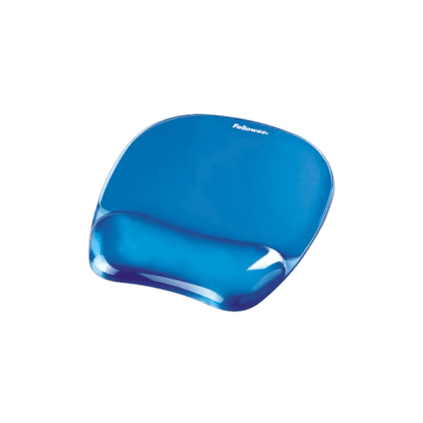 FELLOWES REPOSE POIGNET GEL SIMILI CUIR BLEU (F93037-72)