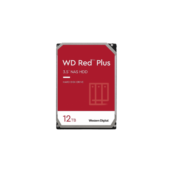 Western Digital Disque dur 12 To pour NAS WD Red™ Plus de 3.5 pouces (WD120EFBX) 