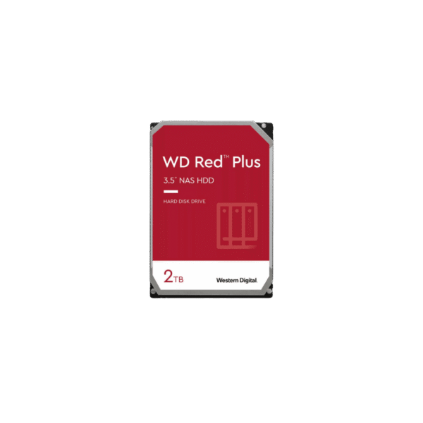 Disque dur interne Western Digital Red Plus 3.5" 2 To Sata 6GB/S 5400 Rpm 64 Mo Cache (WD20EFPX)