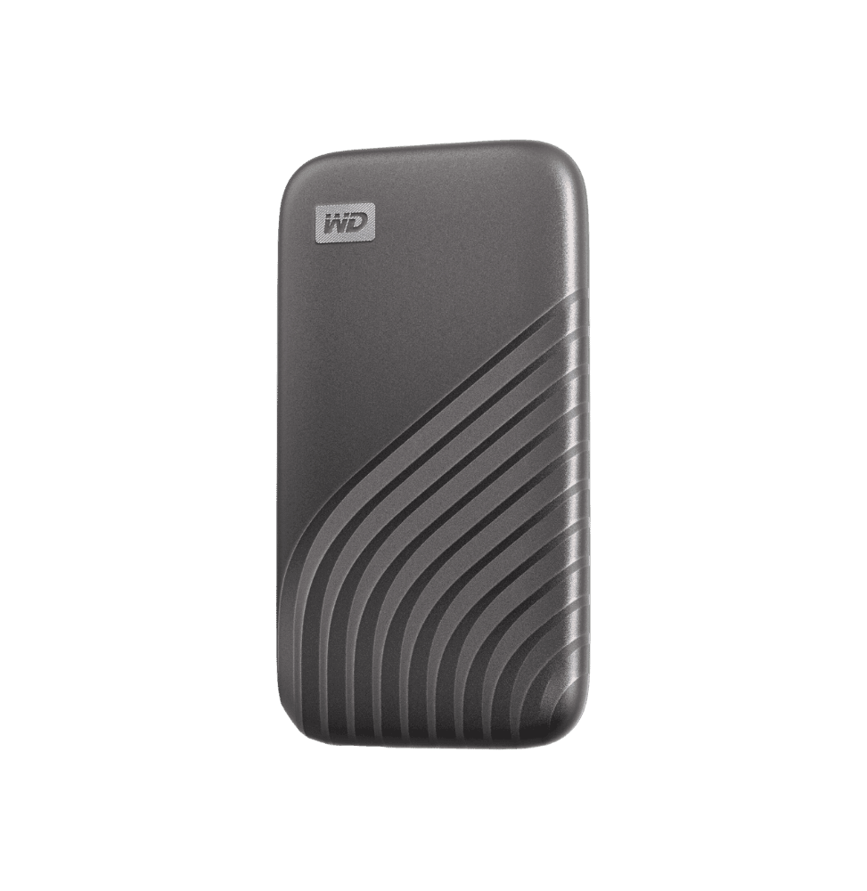 DISQUE DUR PORTABLE Western Digital MY PASSPORT SSD USB 3.2 Gen 2 Type-C 1 To Gris (WDBAGF0010BGY-WESN)