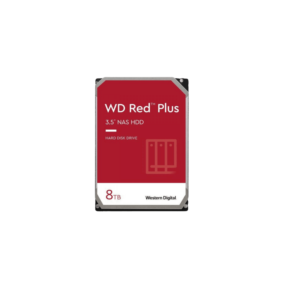 Disque dur interne 8 To Western Digital Red NAS 3.5″ SATA 5400RPM (WD80EFBX)
