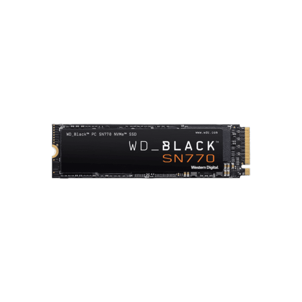 Disque SSD interne Western Digital BLACK SN770 2To PCIe Gen4 NVME Gaming M.2 2280 (WDS200T3X0E)