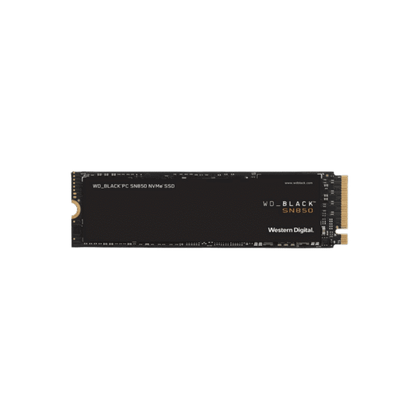 Disque dur interne SSD Western Digital Black Gaming 500 GB SN850 Nvme Gen4 PCIe M.2 2280 NAND 3D - jusqu’à 7000 Mo/s (WDS500G1X0E)