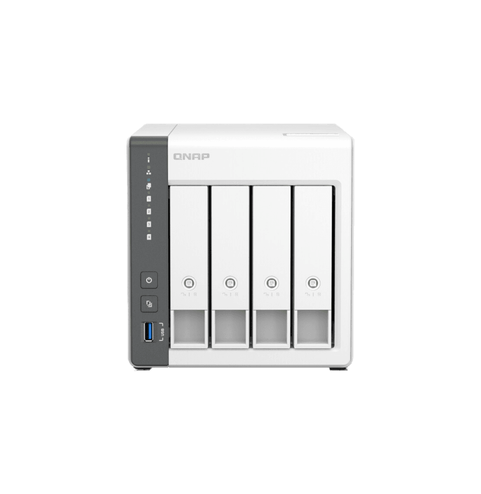 Serveur NAS de bureau QNAP à 4 baies avec 4 Go de RAM (TS-433-4G)