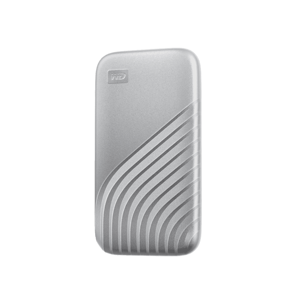 DISQUE DUR PORTABLE Western Digital MY PASSPORT SSD USB 3.2 Gen 2 Type-C 1 To Argent (WDBAGF0010BSL-WESN)
