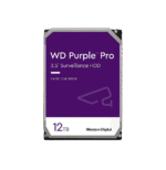 Western Digital Disque dur interne 3.5" 12 TB Purple Pro pour la vidéo surveillance (WD121PURP)