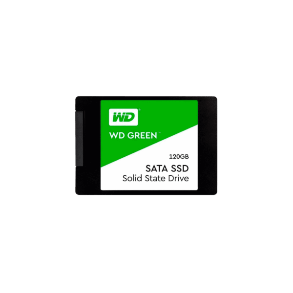 Disque SSD interne PC Western Digital Green 120 Go - SATA III 6 Gb/s - 2.5"/7 mm jusqu'à 550 Mo/s (WDS120G2G0A)
