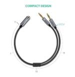 Adaptateur Ugreen Audio 3.5 Male vers 3.5 Female Aliminum (20899) – Image 3