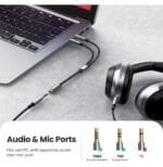 Adaptateur Ugreen Audio 3.5 Male vers 3.5 Female Aliminum (20899) – Image 4