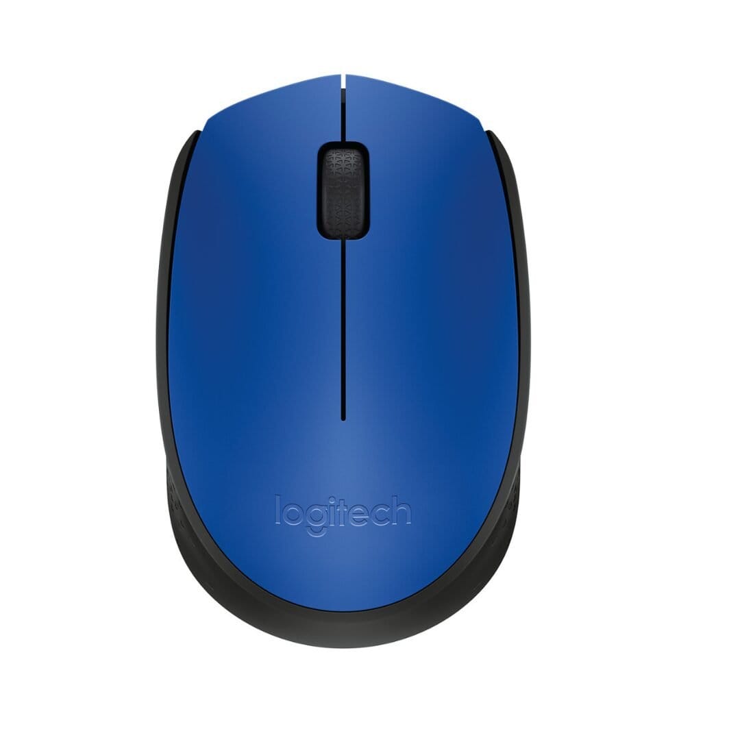 Souris sans fil Logitech M171 Bleu Noir (910-004640)