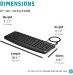 Clavier et souris filaires HP 200 AZERTY (9DF28AA) – Image 4