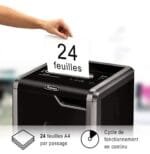 Destructeur Fellowes Powershred 225Ci Coupe croisée (4622001) – Image 3