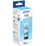 Epson 108 Cyan clair - Bouteille d'encre Epson EcoTank d'origine (C13T09C54A) – Image 2