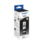 Epson 108 Noir - Bouteille d'encre Epson EcoTank d'origine (C13T09C14A) – Image 2
