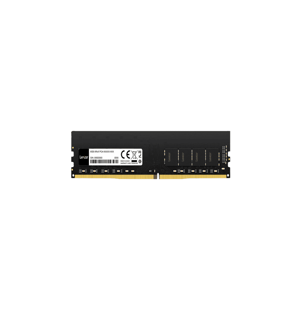 Barrette mémoire Lexar 8GB DDR4-2666 DIMM - Pc Bureau (LD4AU008G-B2666GSST)