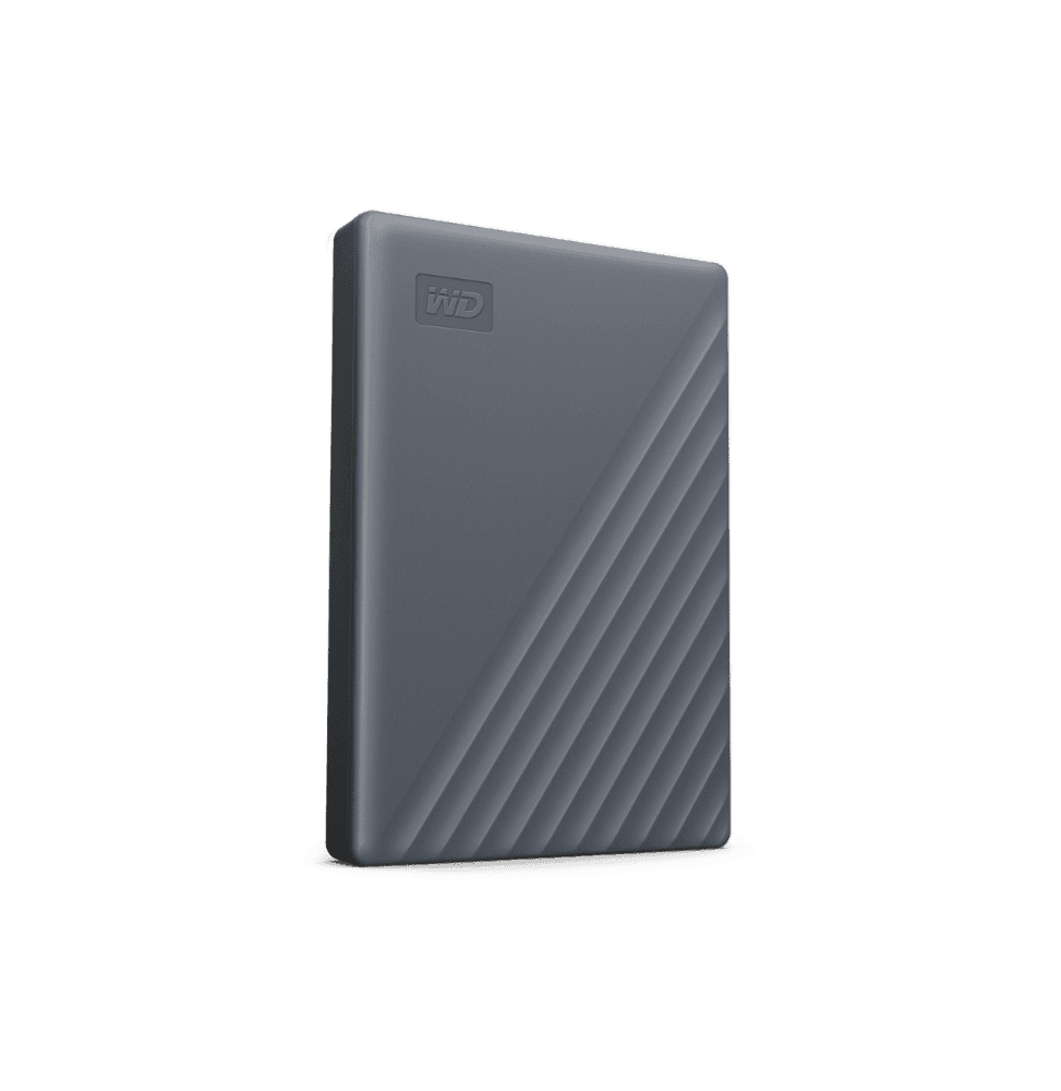 Disque dur portable Western Digital My Passport compatible avec USB-C - 2To 4To (WDBRMD0040BGY-WESN)