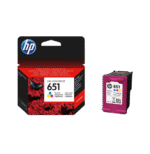 Cartouche d'encre HP 651 trois couleurs d'origine (C2P11AE)