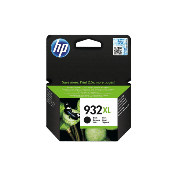 Cartouche d'encre HP 932XL Noir grande capacité d'origine (CN053AE-BGX)