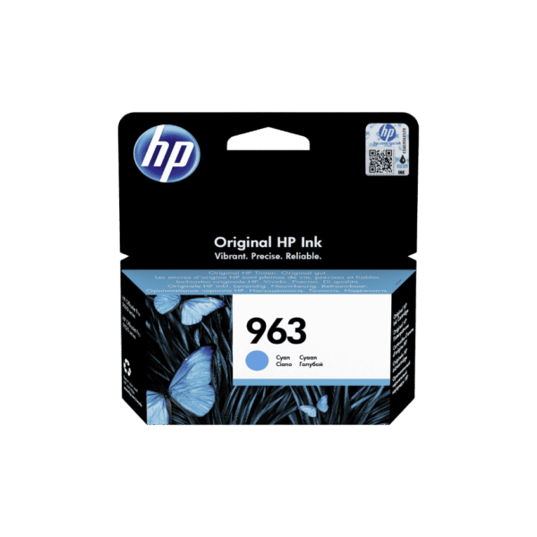 Cartouche d'encre HP 963 Cyan (3JA23AE)