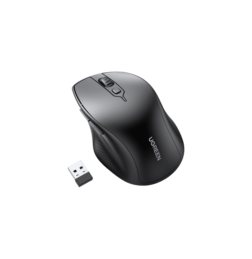 Souris sans fil Bluetooth Ugreen Silencieuse Ergonomique 2.4GHz (90395)