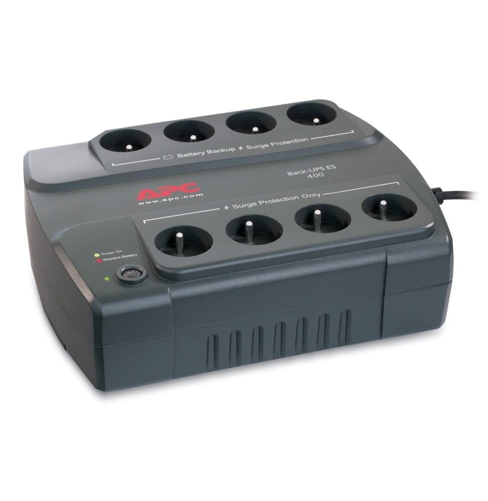 Onduleur Off-line APC Back-UPS  240 W / 400 VA - 8 prises FR  (BE400-FR )