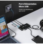 Switch USB 3.0 Ugreen 4 Ports pour 2 PC (30768) – Image 2