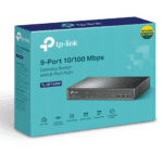 Switch de bureau TP-Link 9 ports 10/100 Mbps avec PoE + 8 ports (TL-SF1009P) – Image 3