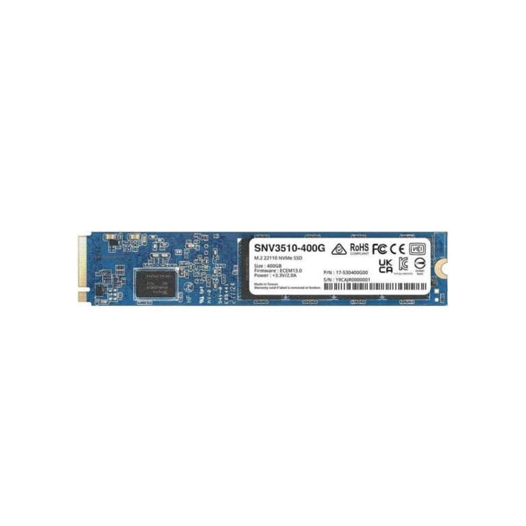 Disque Dur Synology SNV3510 400GB SSD NVMe M.2 22110 12M